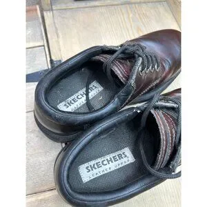 Skechers | Shoes | Us9 Skechers Bordeaux Leather Chunky  display picture 2